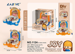 LASIVE TOYS STEAM Coches de Choque Educativos DIY, Modelo de Parque de Atracciones de Ensamblaje Manual y Desmontaje, Juguetes DIY de Aprendizaje Creativo - Product Image 3