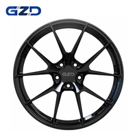 Roda Mobil Penumpang Warna Hitam Laris Manis, Roda Aluminium Tempa Kustom untuk Toyota RAV4 Subaru Forester