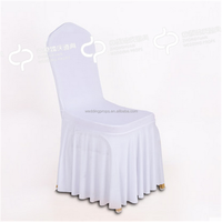 Housses de chaise modernes extensibles en tissu Air à haute teneur en Spandex, personnalisables, pour mariages, banquets, événements hôteliers - Lavables et durables pour les fêtes