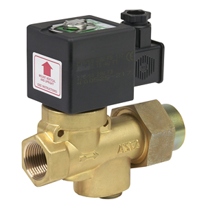 Válvula solenoide de latón para corte de aceite 266 con actuación de palanca sin diferencia de presión para sistemas de quemadores industriales - Product Image 2