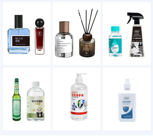 Máquina de llenado de perfumes semiautomática de 4 cabezales para vodka, alcohol, agua, líquidos cosméticos, con presión negativa al vacío - Product Image 3