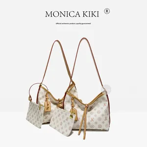 Bolso de Hombro de PU de Gran Capacidad con Patrón de Letras de Diseñador de Moda de Lujo, Bolso Cruzado Diario de Tendencia con Correa Única para Mujer - Product Image 5