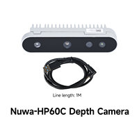 Resolusi Tinggi Nuwa HP60C 73.8 °   Kamera Kedalaman FOV yang Dirancang untuk Robot, Mendukung AR VR, ROS, OpenCV