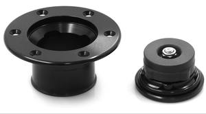 ฝาถังน้ำมันเชื้อเพลิงอะลูมิเนียมบิลเล็ต ขนาด 35.5 มม. ฝาถังน้ำมันเชื้อเพลิงแบบไม่มีช่องระบายอากาศ <span class=keywords><strong>6</strong></span> รู (สีดำ) - Product Image 3