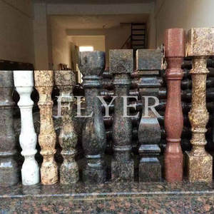 Barandilla <span class=keywords><strong>de</strong></span> escalera moderna tallada a mano personalizada, <span class=keywords><strong>precio</strong></span> <span class=keywords><strong>de</strong></span> balaustre <span class=keywords><strong>de</strong></span> balcón <span class=keywords><strong>de</strong></span> <span class=keywords><strong>granito</strong></span> blanco y mármol - Product Image 1