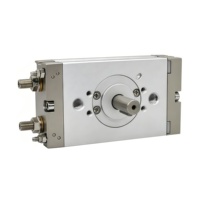 Table rotative à crémaillère en alliage d'aluminium CRQ2BS/CDRQ2BS, cylindre 90 ° /360 °   Actionneur rotatif pneumatique pour équipement d'automatisation