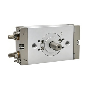 Table rotative à <span class=keywords><strong>crémaillère</strong></span> en alliage d'aluminium CRQ2BS/CDRQ2BS, cylindre 90 ° /360 °   Actionneur <span class=keywords><strong>rotatif</strong></span> <span class=keywords><strong>pneumatique</strong></span> pour équipement d'automatisation - Product Image 6