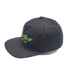 Custom Vintage logo Embroidery Snapback Cap Leather Strap Men <b>Hats</b> - Product Image 5