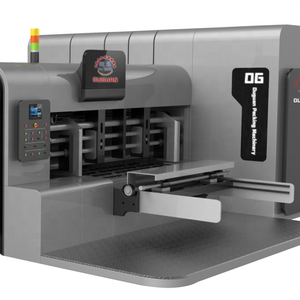 Nhà máy cung cấp sóng cardbox 4/5 Máy in màu slotter chết máy cắt để đóng gói bánh pizza Trái Cây Rau hộp carton - Product Image 3