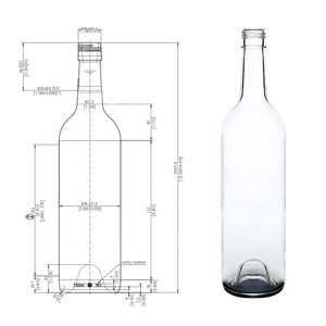 Bottle Wine Bottles Wine Hot Sale 750ml Zinfandels Bottle Shock Resistance Bordeaux Wine Bottles