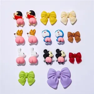 Butt Up Cartoon Resin Accessories Resin Molds Slime Charms For Decoration