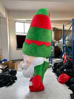 Costume de mascotte gonflable pour adulte unisexe, animal de dessin animé, Père Noël, pour Halloween/Pâques - Marque Happy Sky