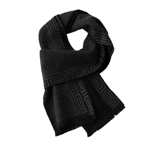 Fashion Style High Quality Winter <strong>Scarves</strong> Custom Pashmina Cashmere Feeling Designer <strong>Scarf</strong> Custom Viscose Brushed <strong>Men</strong> <strong>Scarf</strong> - Product Image 2