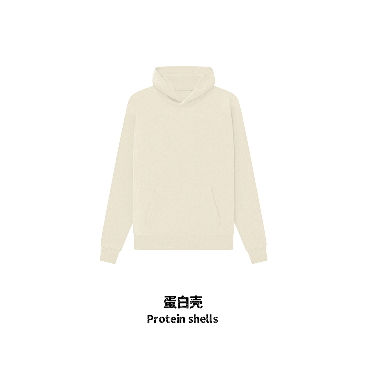Hooded eggshell white