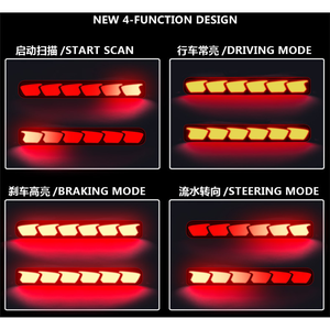 Luces Traseras LED para Parachoques Trasero de <span class=keywords><strong>Suzuki</strong></span> Hustler 2019 2020 2021, Reflector, Luz de Frenado, Direccional, Accesorios - Product Image 2
