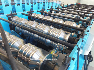 Step Steel Making Machines Farbige Umform maschine Russische <span class=keywords><strong>Arc</strong></span> <span class=keywords><strong>Bias</strong></span> Metall glasierte Dachziegel walzen form maschine - Product Image 6