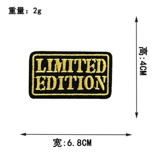 Parches Termoadhesivos Cuadrados Personalizados Bordados de Edición Limitada Feral Hope en Varios Colores para Decoración de Ropa, Sombreros y Bolsos - Product Image 4