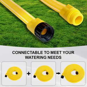 Lot de 4 tuyaux d'<span class=keywords><strong>arrosage</strong></span> perforés de 7,6 m, <span class=keywords><strong>tuyau</strong></span> d'<span class=keywords><strong>arrosage</strong></span> flexible pour pelouse et jardin, idéal pour l'<span class=keywords><strong>arrosage</strong></span> de la cour et l'entretien des plantes - Product Image 4