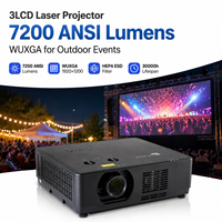 Projecteur laser Home Cinema 4K, systèmes de cinéma maison, Smart Android TV 1080p, 3D sans fil, laser à courte focale pour plafond