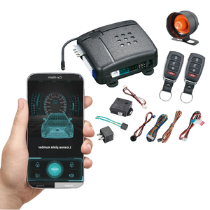 El motor del sistema de seguridad de la alarma del coche del Anti-Secuestro del control de Bluetooth cortó las alarmas del coche de la entrada sin llave con La APLICACIÓN del teléfono elegante - Product Image 1