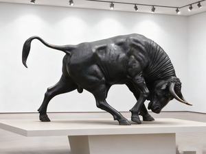 Cuộc sống lớn kích thước Bronze Bull bức tượng đánh bóng kỹ thuật ngoài trời trang trí động vật điêu khắc để bán - Product Image 4