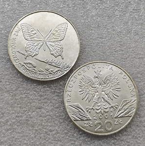 1995-2003 Polandia 20 Zl Koin Hewan Dunia Gaya Antik Koin Peringatan, Hadiah, Dekorasi Rumah - Product Image 6
