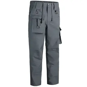 OEM Plus size tactical pant elastic waist pants men outdoor processing custom hiking pants for men