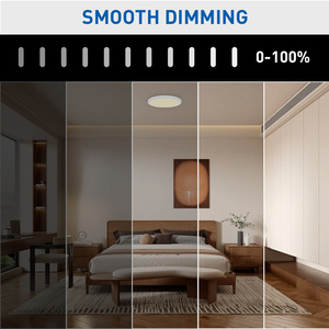 Nueva Lámpara de <span class=keywords><strong>Techo</strong></span> LED Empotrada Delgada con 5 Temperaturas de Color Ajustables para Dormitorio, Sala de Estar, Iluminación Interior para el Mercado de Canadá y Estados Unidos - Product Image 5