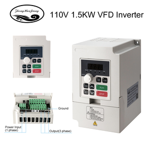 Zhong Hua Jiang ER11 1.5KW 110V/220V Square Air Cooled CNC Spindle Motor with VFD Kit BT30 for CNC Router <b>Engraving</b> <b>Machine</b> - Product Image 2