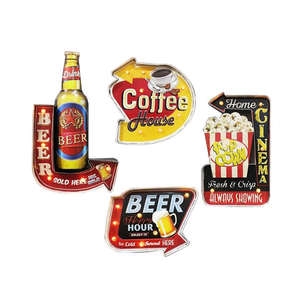 Cheap New Design OEM Custom <strong>Printing</strong> Aluminum <strong>Plates</strong> Vintage Metal Signs Decorative Plaque - Product Image 2