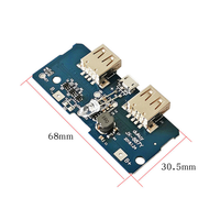 Module de batterie externe DIY pour électronique intelligente / Carte mère de circuit imprimé pour alimentation mobile, Modules boost 3.7V vers 5V 2A pour batterie 18650