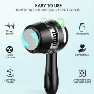 Lima eléctrica de <span class=keywords><strong>pies</strong></span> al vacío, removedor de callos recargable, herramientas de limpieza <span class=keywords><strong>para</strong></span> el cuidado de los <span class=keywords><strong>pies</strong></span>, piel agrietada dura, 2022 - Product Image 2