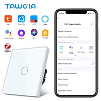 Interrupteur intelligent TAWOIA Tuya Zigbee 1 gang, appareil électroménager intelligent, produits pour la maison intelligente, système de maison intelligente