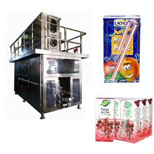 Machine de remplissage pour jus orange, jus d'ananas, pour emballage dans une boîte en carton, 50 unités - Product Image 1