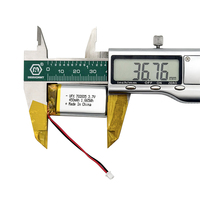 Batterie lithium rechargeable 702035 3.7V 450mAh pour Micro Beauty avec certification CE UN38.3