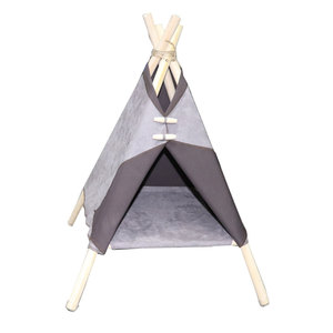Compagnie <span class=keywords><strong>Tipi</strong></span> Chat Kitty Pieds En Bois D'<span class=keywords><strong>intérieur</strong></span> Portatif De Tente Pour Animaux De Compagnie Pour Petit Moyen <span class=keywords><strong>Grand</strong></span> Chat - Product Image 2