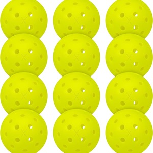 Bóng cầu lông đa năng Franklin Sports Outdoor Pickleball, độ đàn hồi cao và bền bỉ, 26g, 74mm, 40 lỗ, model F-2', chất liệu PE - Product Image 1
