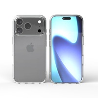 2.0mm acrylique TPU 2 en 1 antichoc Air coin clair pare-chocs arrière pour iPhone 17 Pro Max dur PC dos Caver pour iPhone 17 Pro Max