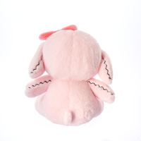 Lapin en peluche gothique style Vaudou, mignon et effrayant, avec visage cousu et cœurs, pour Pâques et Halloween, vente en gros