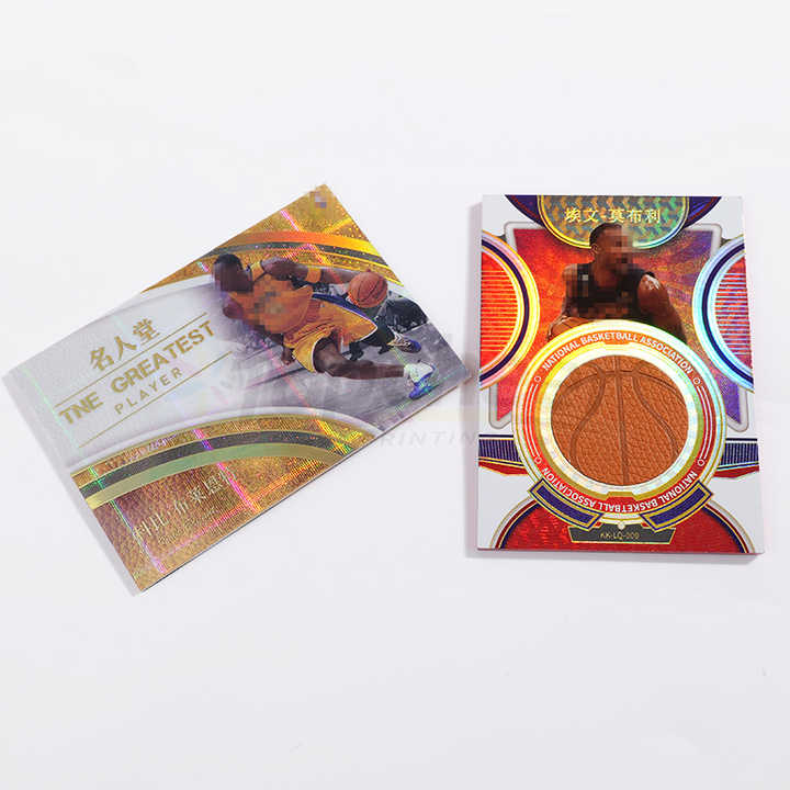 Individuell bedruckte Sammelkarten Premium Sammelkarten aus Papier Basketball Sportkarten