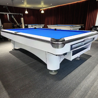 Table de billard et de snooker professionnelle pour l'extérieur ou l'intérieur, table de billard durable en ardoise