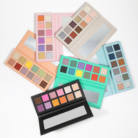 Palette d'ombres à paupières de maquillage personnalisé 9 couleurs Marque privée Vente en gros Palette d'ombres à paupières végétaliennes mates et chatoyantes
