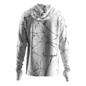 Maillot de pêche personnalisé à manches longues, chemise d'extérieur avec trous pour les pouces, protection solaire, ultra léger pour la plage et la navigation de plaisance - Product Image 3
