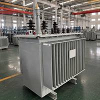 Transformateur de distribution immergé dans l'huile S20 11kV 33kV 1600kVA 3 MVA personnalisé, le plus vendu, pour réseau électrique urbain à haute efficacité