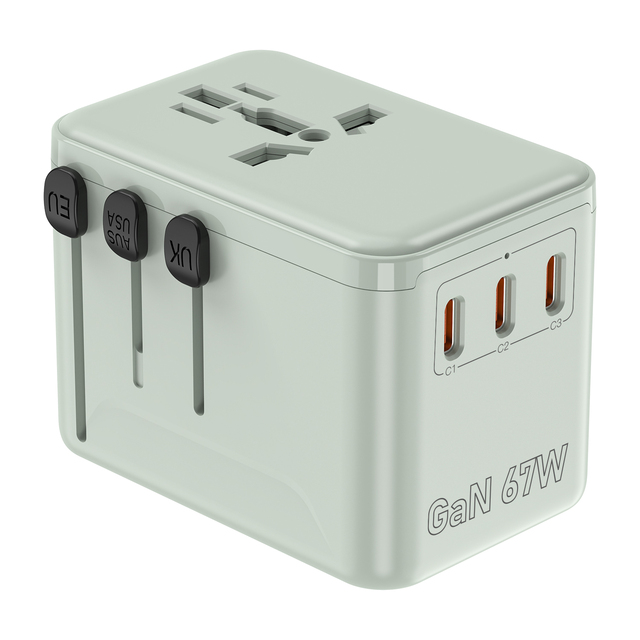 Worldwide Charger Internationall Global Universal Travel Adapter with Usb and Type c All in One Worldwide Travel Adapter