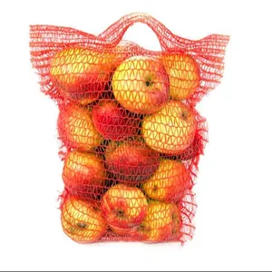 Verduras Raschel bolsas de malla para frutas saco pequeño