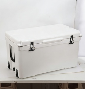 Glacière marine rotomoulée en PE de 120 L, conservation de la glace pendant 7 jours, résistante aux UV, étanche, pour yacht, pont, pêche, extérieur - Product Image 4