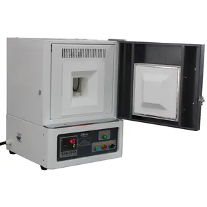 1700c ceramic fiber kiln oven / electric heating pottery sintering muffle furnace for heating treatment