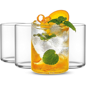 Vaso de Whisky Clásico Ultrafino de Cristal Transparente para Cócteles, Fiestas y Café - Product Image 1