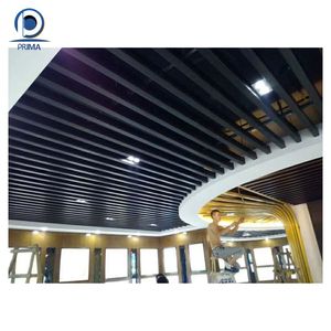 <span class=keywords><strong>Optima</strong></span> Decoración Grano de madera Acabado Haz Deflector de aluminio Techo Aluminio Techo lineal - Product Image 3